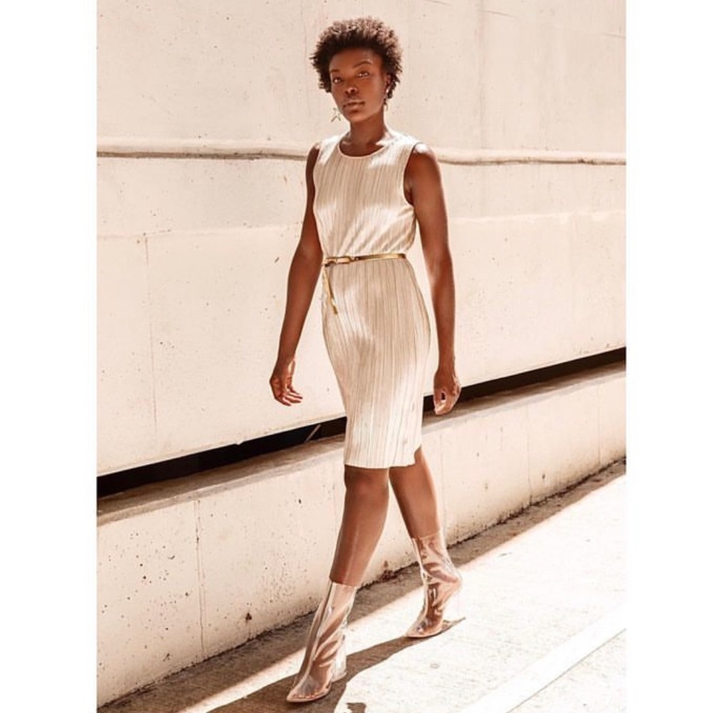 Gold Metallic Dress